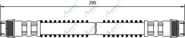 APEC BRAKING Тормозной шланг HOS3233